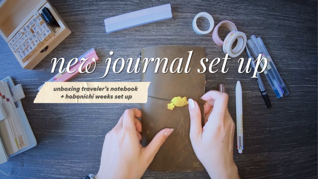 Journal Life 📖 | unboxing new systems with traveler’s notebook, hobonichi weeks (+ 1 week update)