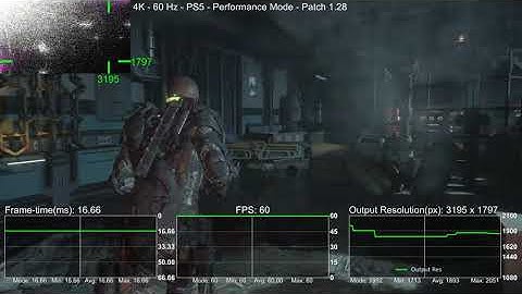 Callisto Protocol - PS5 - Performance Mode - Resolution and FPS