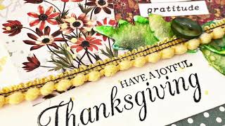 ScanNCutDX: Thanksgiving leaf card