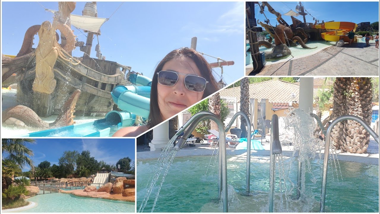 PARC AQUATIQUE LA BAIE DES PIRATES SABLE D'OR CAP D AGDE YouTube