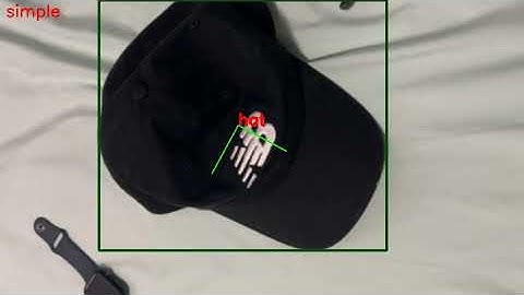 Computer Vision - 2-D Object recognition Demo video