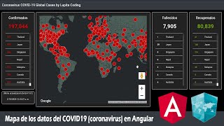 Mapa del COVID19 (Coronavirus) en Angular