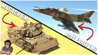 The Anti-EVERYTHING Israeli Combo at 8.7?! - A-4E Early (M) & Magach 6M - War Thunder