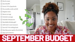 a very chatty and elaborate...SEPTEMBER 2023 MONTHLY BUDGET WITH ME