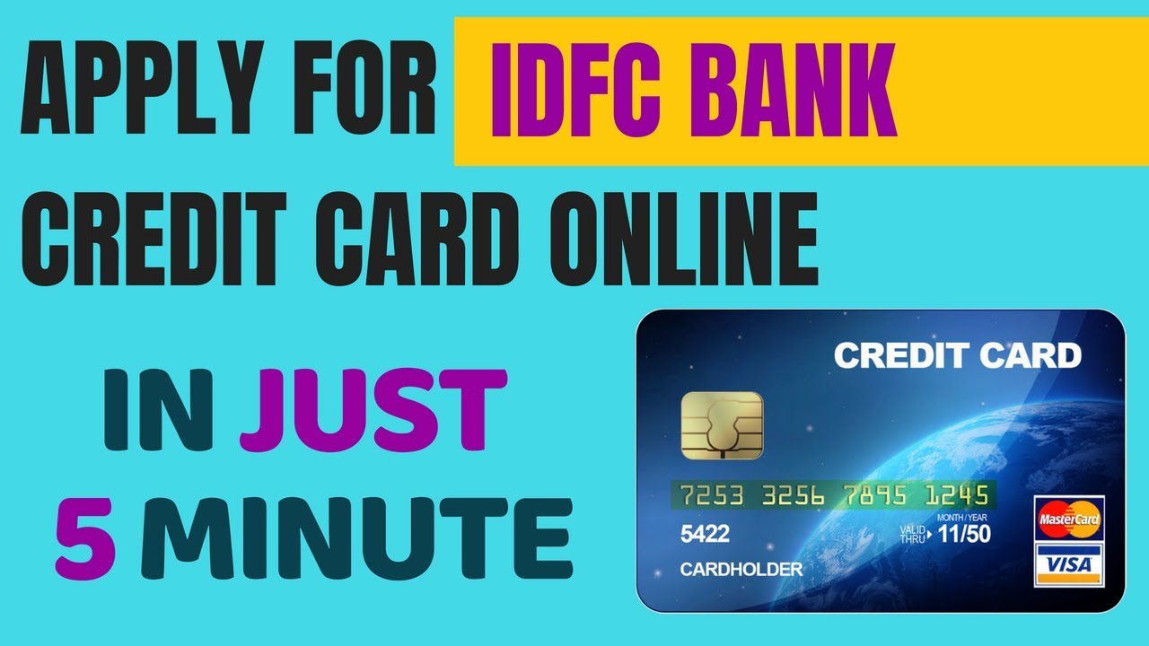 Idfc Bank Credit Card Apply Online Apply Idfc Credit Card Online Idfc Credit Card Youtube