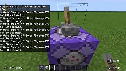 How to give yourself speed and jump boost using command blocks