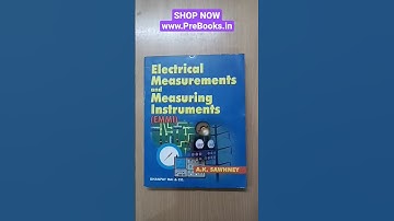 Electrical Measurements And Measuring Instruments by AK Sawhney www.PreBooks.in #viral #shorts
