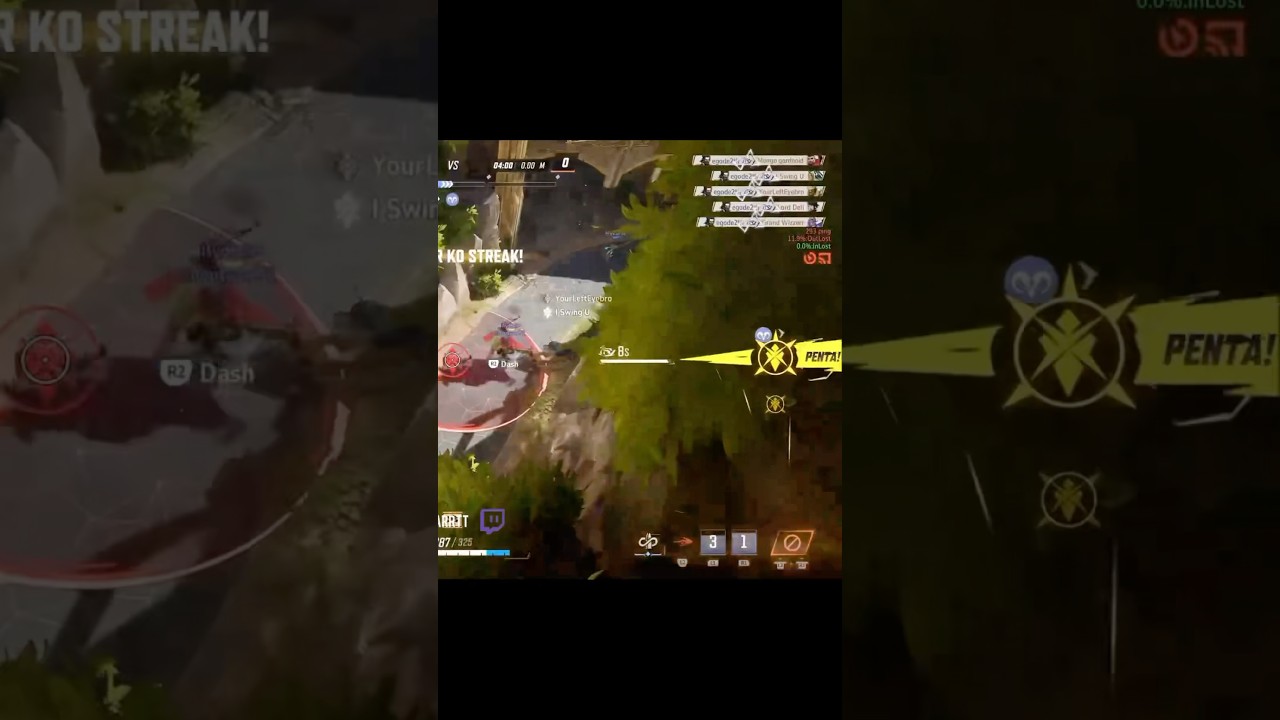 hexa kill w/ bucky lagging😭😭