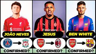 Download Lagu 🚨 NEW CONFIRMED TRANSFERS \u0026 RUMOURS! 🚨🔥 ft. Jesus, Joao Neves, Ben White... etc MP3