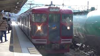 【2両ワンマン列車到着】しなの鉄道 115系 普通長野行き 坂城駅
