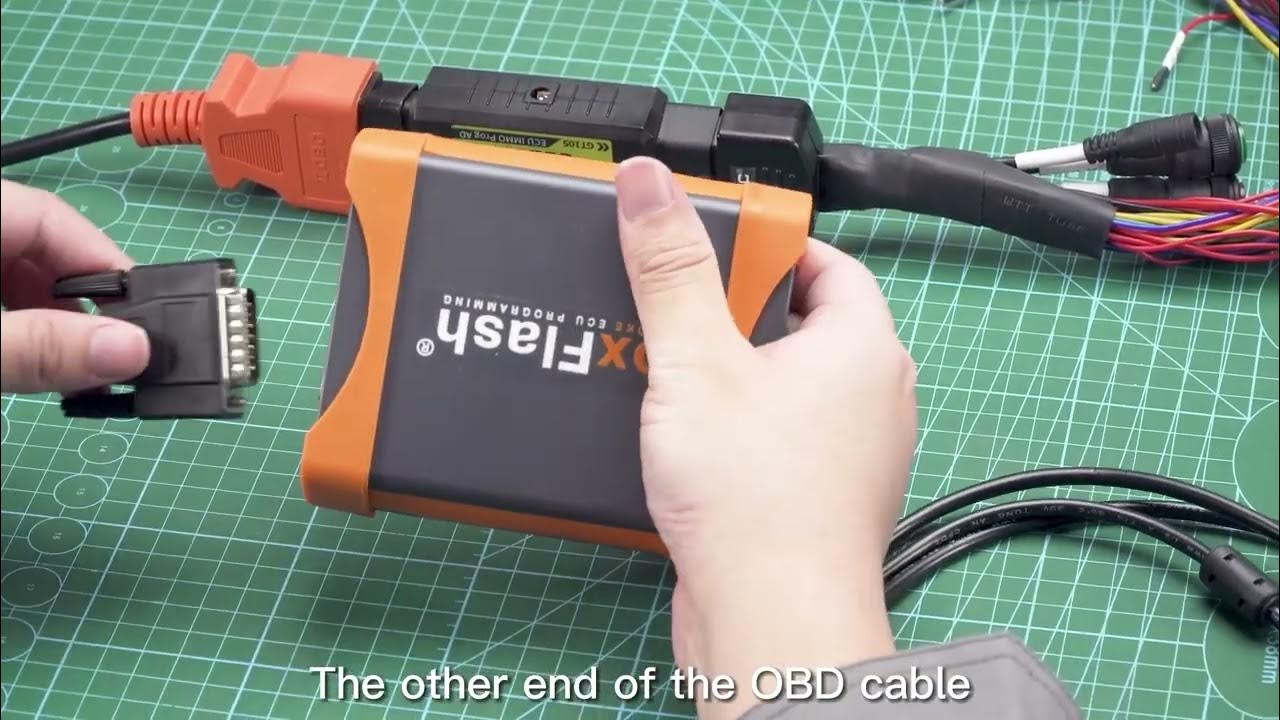 FoxFlash Super ECU programming tool read and diagnose VW ECU - YouTube