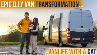 When An Engineer Converts A Van | Full Time VanLife With A Cat