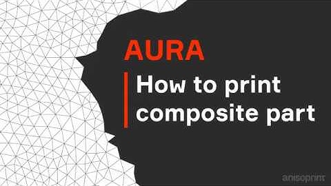 How to print composite part — Aura slicing software