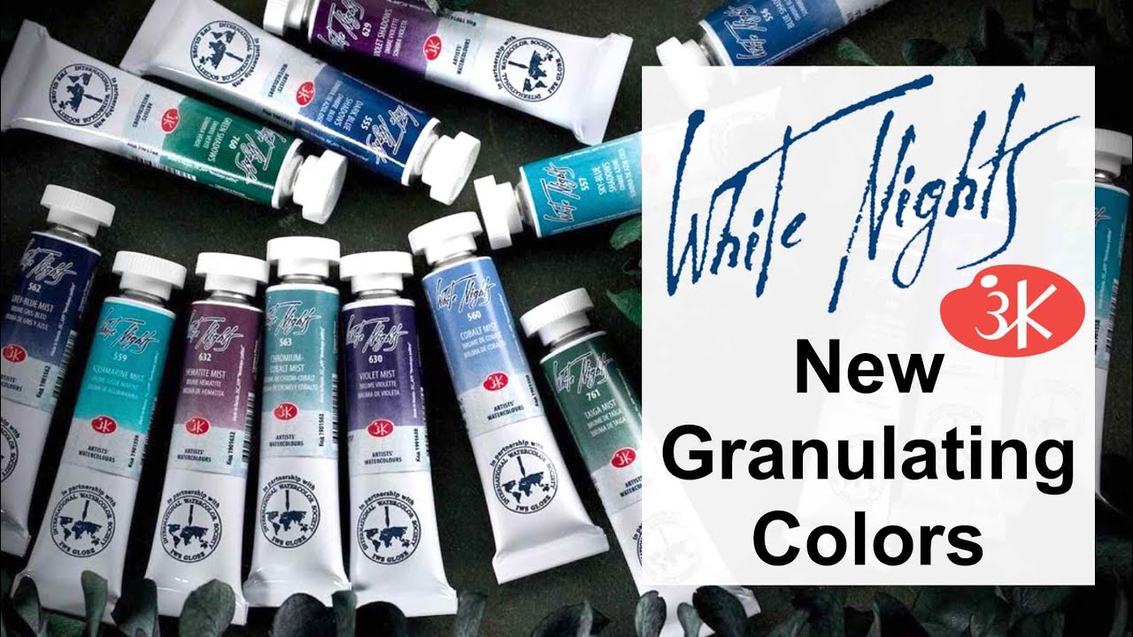 NEW!! White Nights Granulating Colors 2022 comparisons YouTube