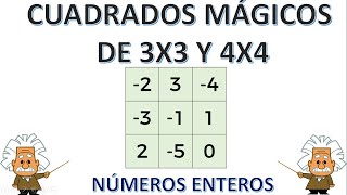 MAGIC SQUARE WITH WHOLE NUMBERS OF 3X3 AND 4X4 #games #funhobbies #hardpuzzles screenshot 2