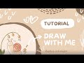 How to Draw a Cute Snail 🐌✨ || Easy Step-by-Step Tutorial for Beginners