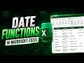 Date Functions in Microsoft Excel for Data Analytics &amp; Data Science | Class 7