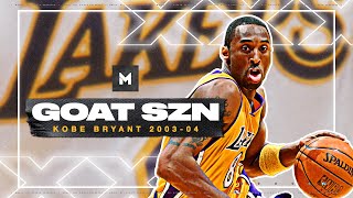 Kobe Bryant's 200304 Season Was INCREDIBLE!  | GOAT SZN