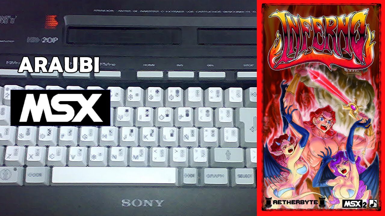Inferno (Aetherbyte, 2017) MSX2 [776] Walkthrough - YouTube