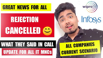 Rejection Cancel | No Offer Letter Revoking ✅ | MNCs Current Scenario