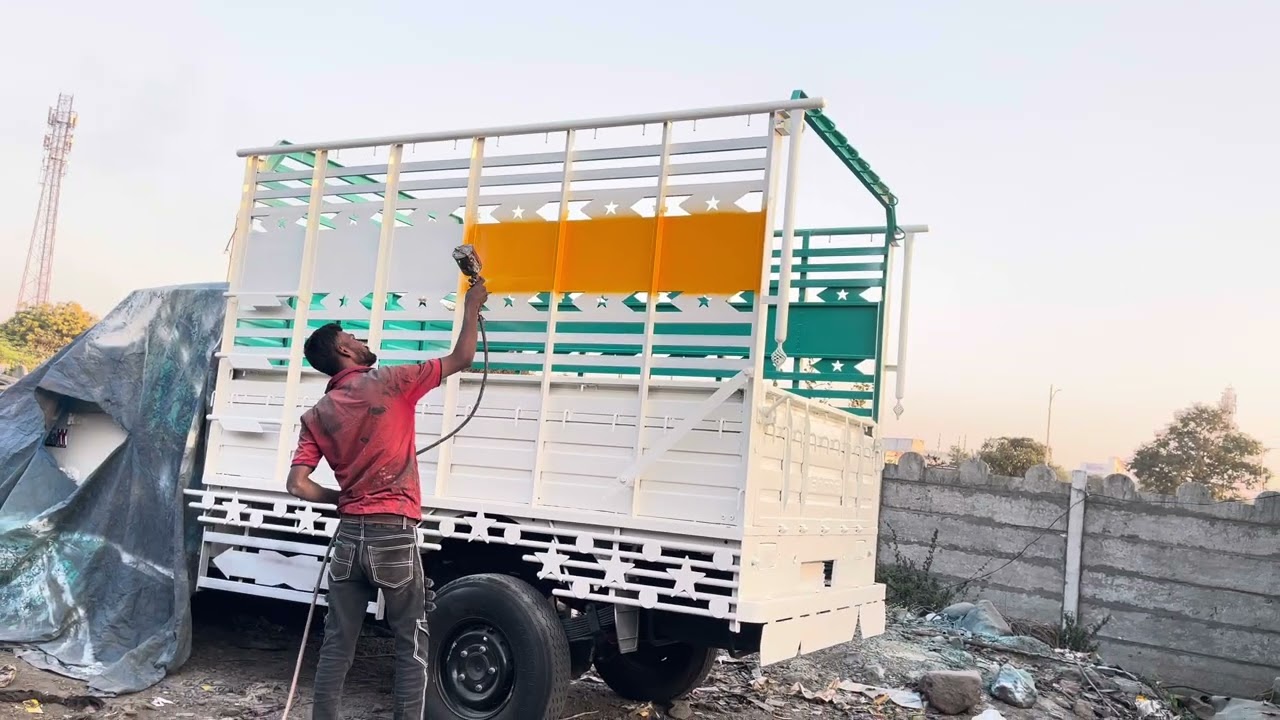 New Mahindra Bolero Pick-Up Full Body Colour 😍 | Full Painting Transformation | Baba Painter
