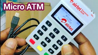 Plastic Airtel Payments Bank Micro ATM | Airtel Payment Bank Micro ATM review