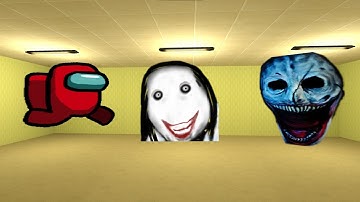 Amogus, Jeff the Killer, Devour nextbot in The Hotel Nextbot Gmod