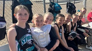 10U Softball League game 1 vs Twisters: Storm gets the win in the last inning.