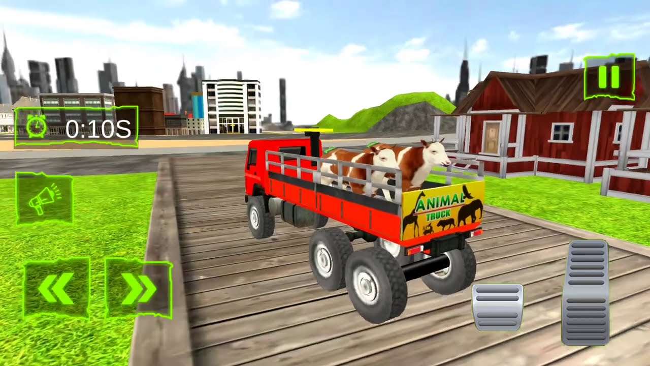Animal Truck Transport Simulator - Loading Jungle Animals - Android Gameplay