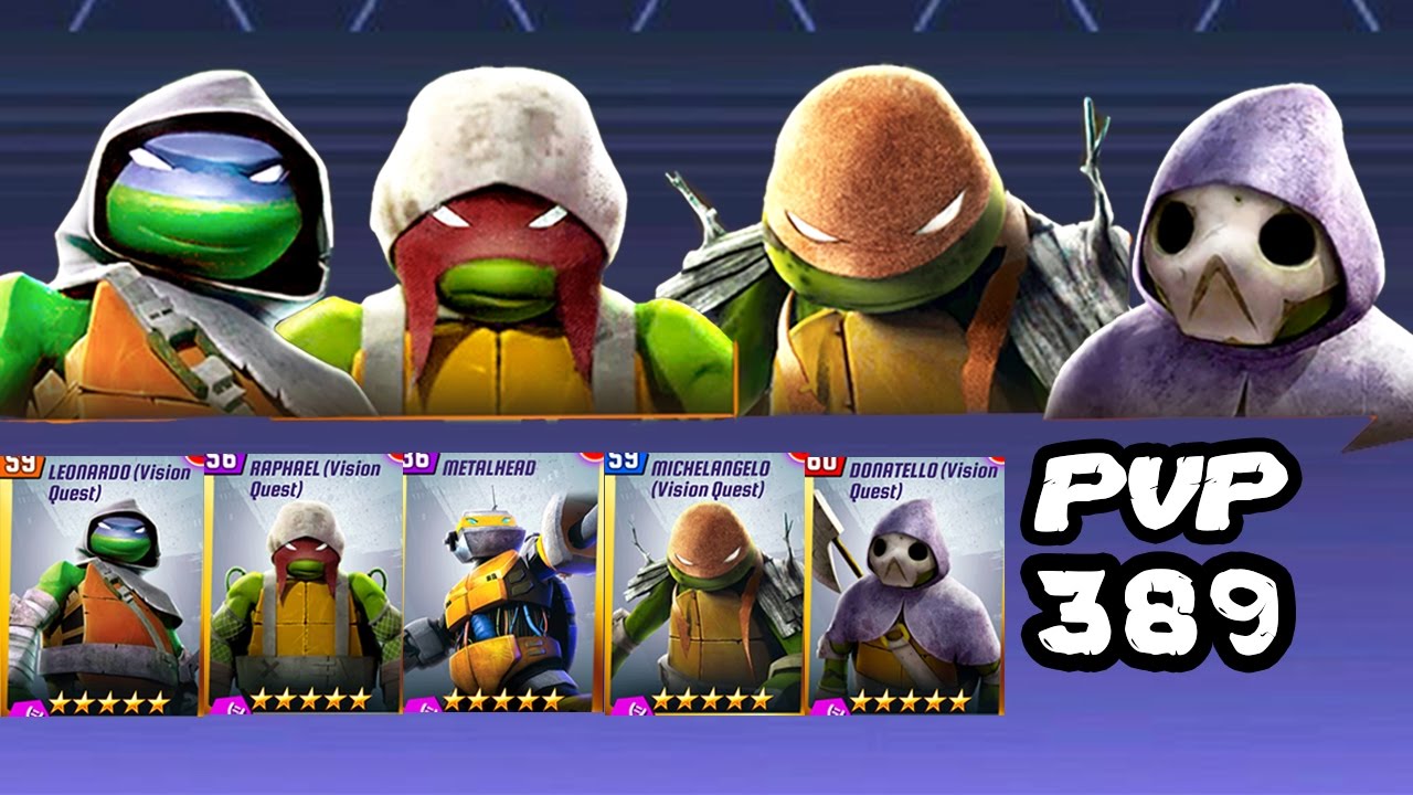 Teenage Mutant Ninja Turtles Legends: PVP 389 (TMNT Vision & Metalhead) ios game controller