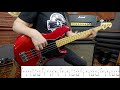 Shawn Mendes ft. Camila Cabello - Señorita (bass cover) (play-along with tabs)