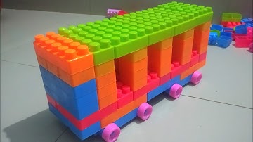 Satisfying DIY Lego Big Bus 2/ASMR Building Blocks/block game #lego