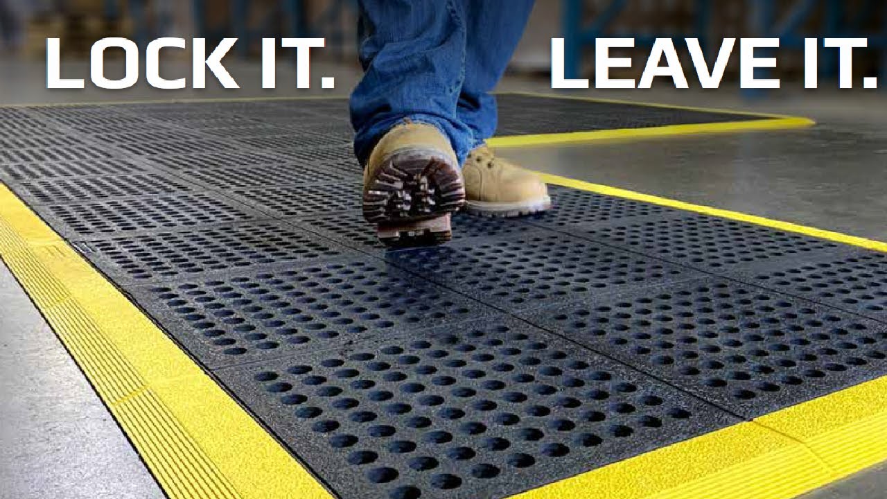 Wet Step Slip-Resistant Anti-Fatigue Mat