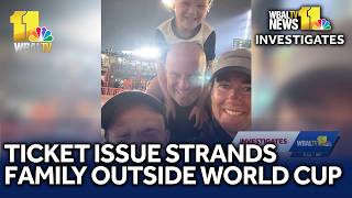 Ticket issue strands family outside World Cup match