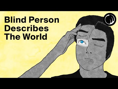 یک فرد نابینا توصیف می کند که جهان چگونه است