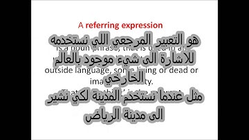 semantic and pragmatic lecture 5- 6