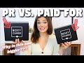 Do "Influencers" get BETTER stuff??? | PR VS. Paid For Boxycharm Unboxing