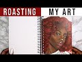 Colored pencil sketchbook tour  my portraits  supplies from 2016  2020