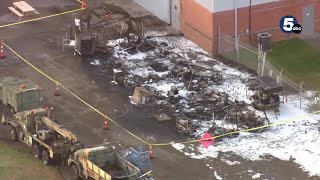 RAW: Aftermath of MAPS Air Museum fire