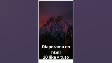 Créer un diaporama interactif en HTML | Tutoriel