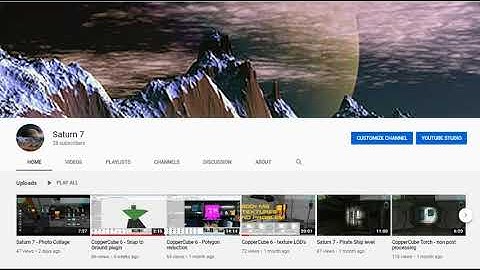 Saturn 7 & CopperCube 6