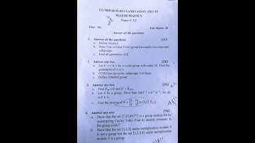 Group Theory💥 PYQ paper #berhampur #maths #utkaluniversity #semster and mid sem💥✍️ #core- 3.2 #ssc
