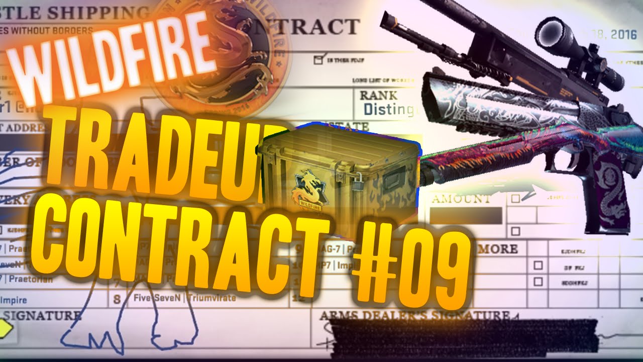 CS:GO - Trade Up Contract #9 - Operation Wildfire Case (German) - YouTube