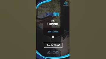 Internship Alert ! Paytm is Hiring SEO Intern.