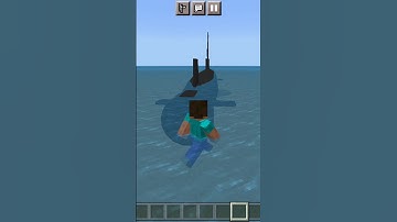 Nuclear Submarine😱 In minecraft #minecraft