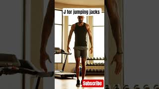 Day 10 (A to z series j for jumping jacks)#fitness #jumpsquats #motivation 🔥💪🏻