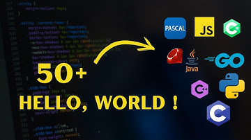How "Hello, World!" Looks in 50+ Programming Languages (With Code Examples)