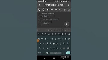 PRINT 1 TO 100 NUMBERS IN C++#coding #programming #ytshort #c