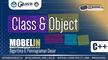 #63 Belajar Class (kelas) dan Object (objek) dalam bahasa pemrograman C++