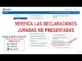 VERIFICA LAS DECLARACIONES JURADAS  OMISAS (NO PRESENTADAS)